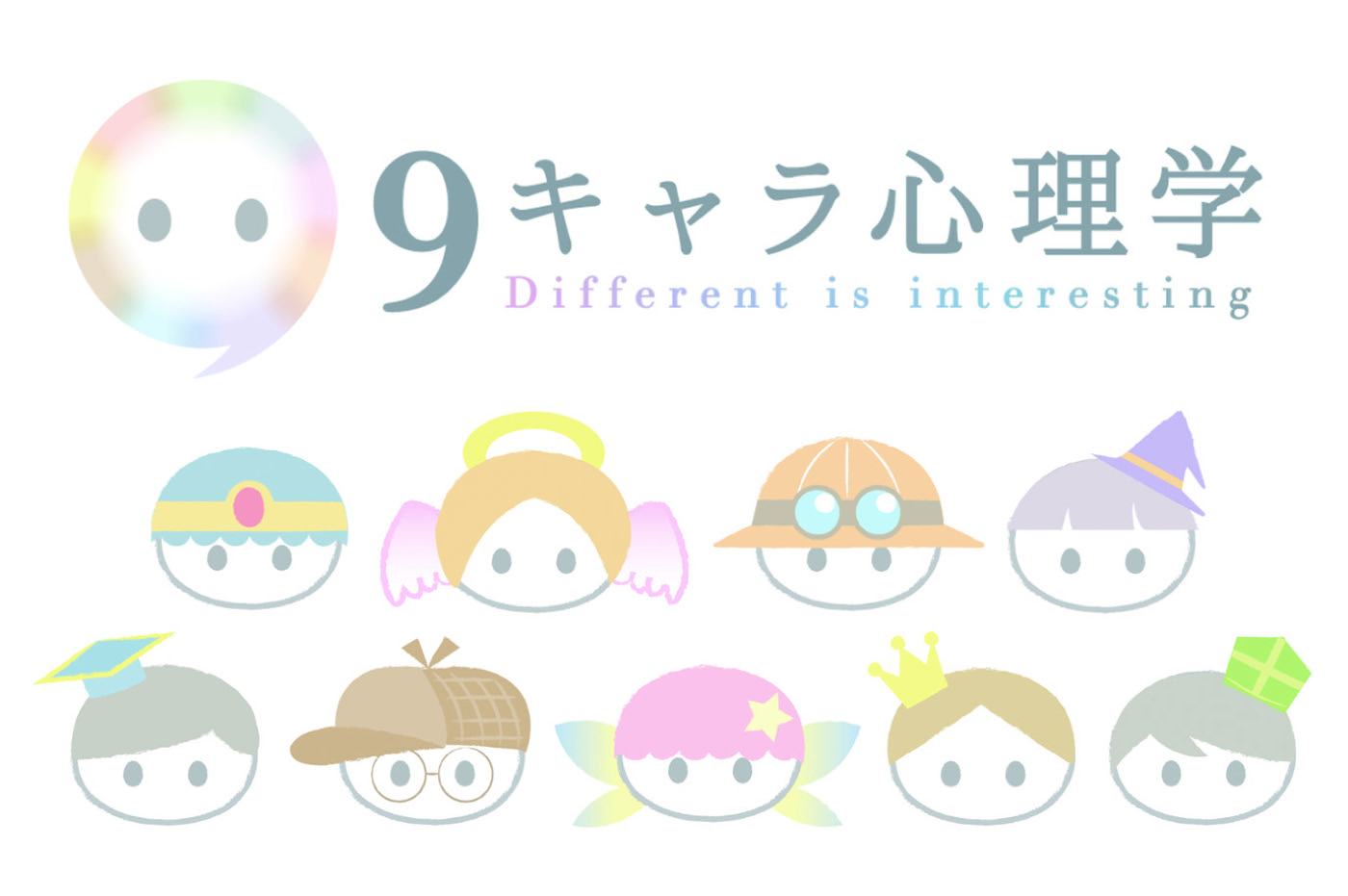 9キャラ心理学の簡易チェックが載った診断ページ